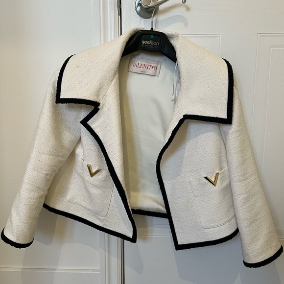 Valentino crips tweed blazer - Picture 3 of 10